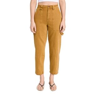 Alex Mill Phoebe Pants In Golden Khaki